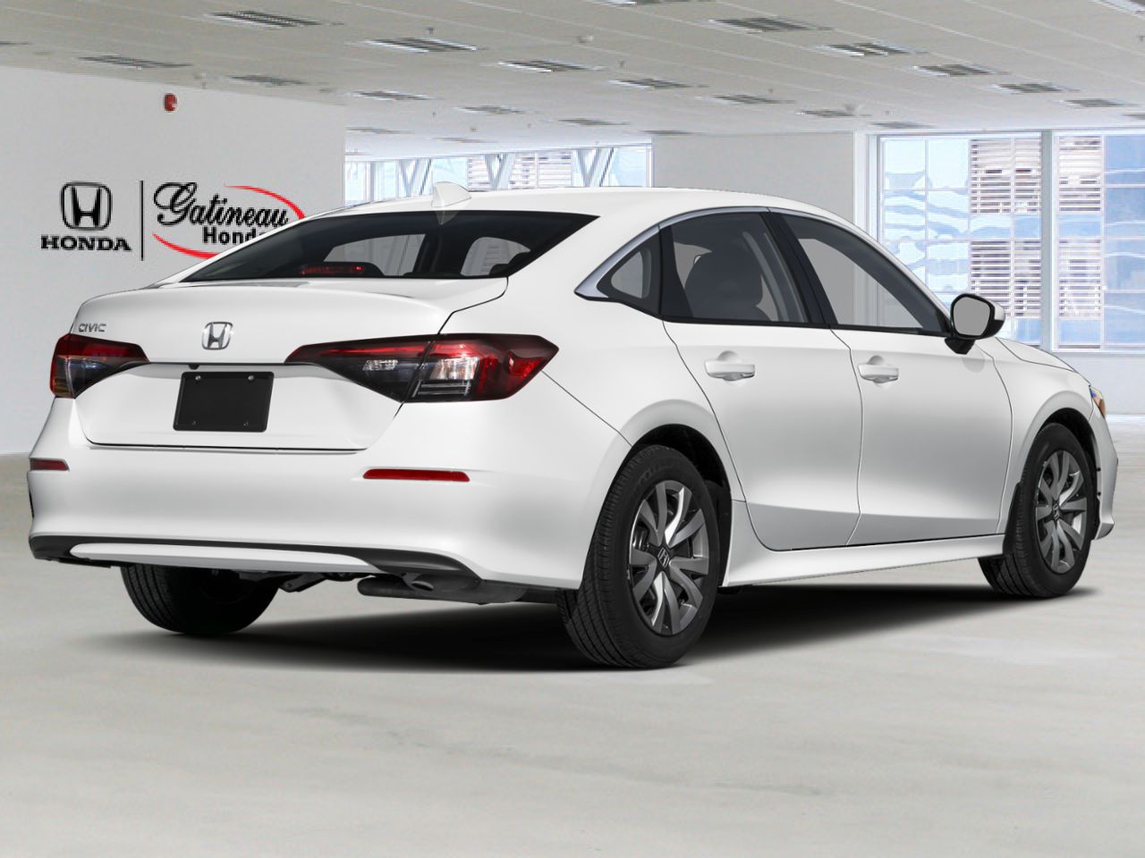 Honda Civic Berline LX CVT 2026 Blanc Gatineau - photo #1