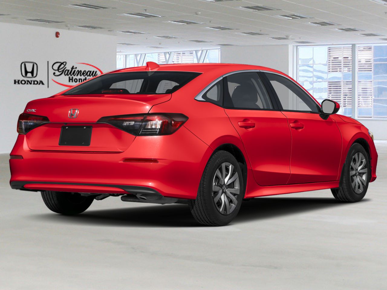 Honda Civic Berline LX CVT 2026 Rouge Gatineau - photo #1