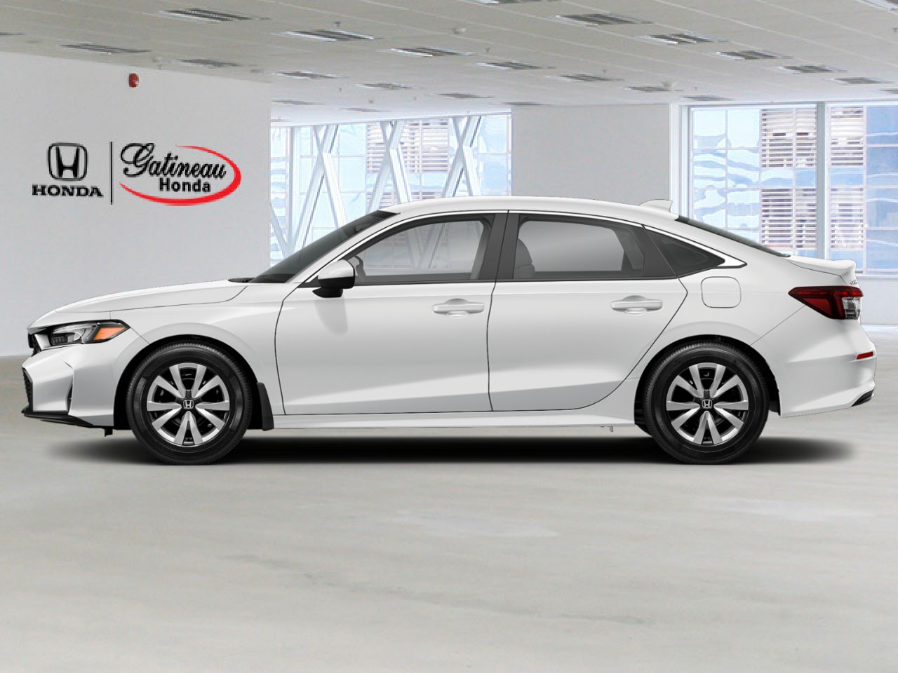2026 Honda Civic Sedan White Gatineau - photo #1