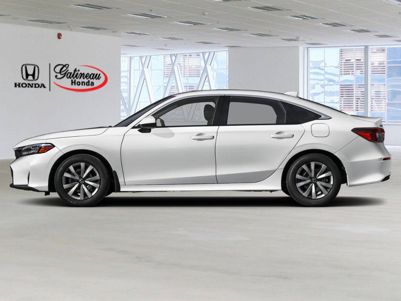 Honda Civic Berline LX CVT 2026 Blanc Gatineau - photo #2
