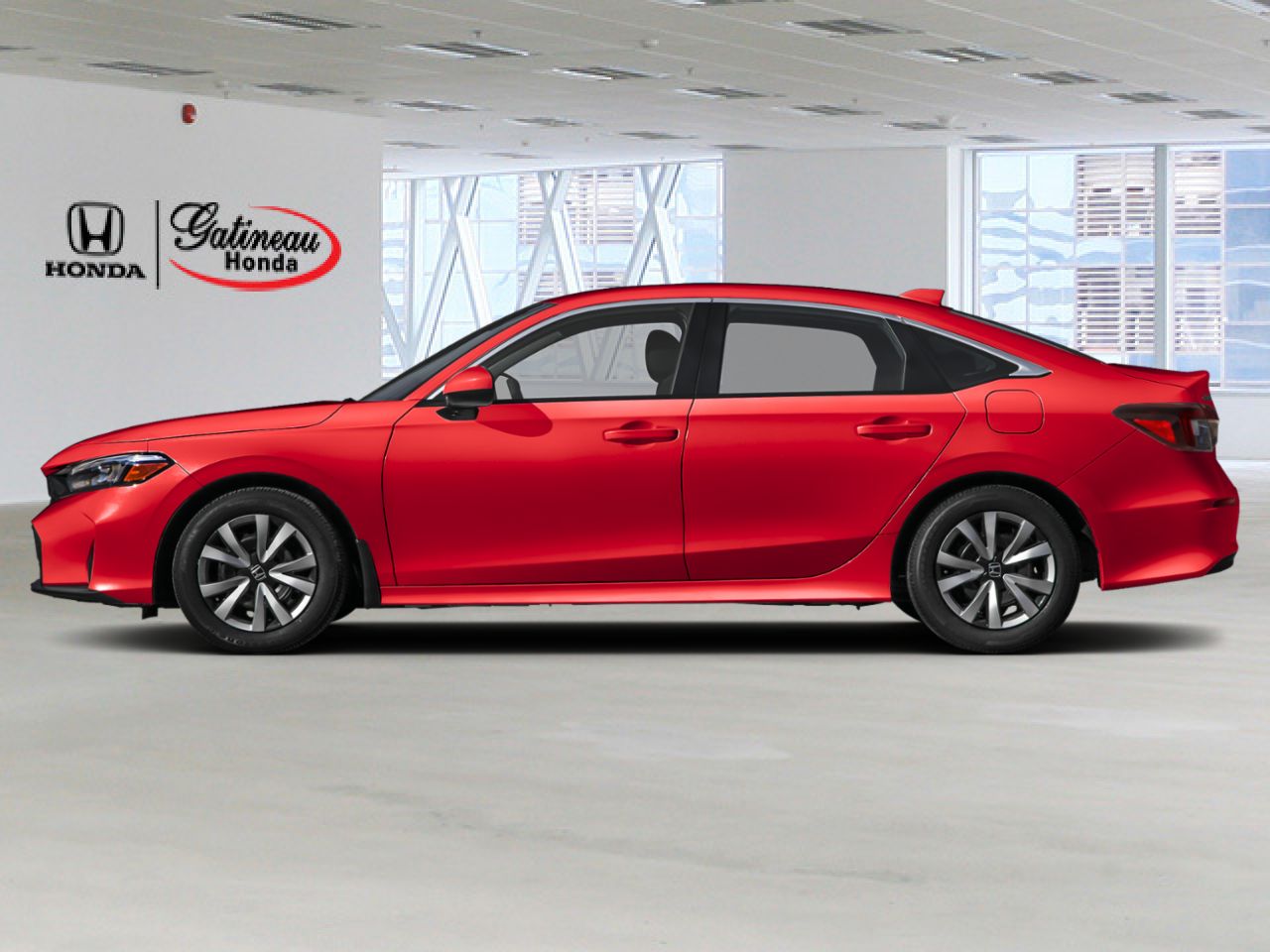 Honda Civic Berline LX CVT 2026 Rouge Gatineau - photo #2