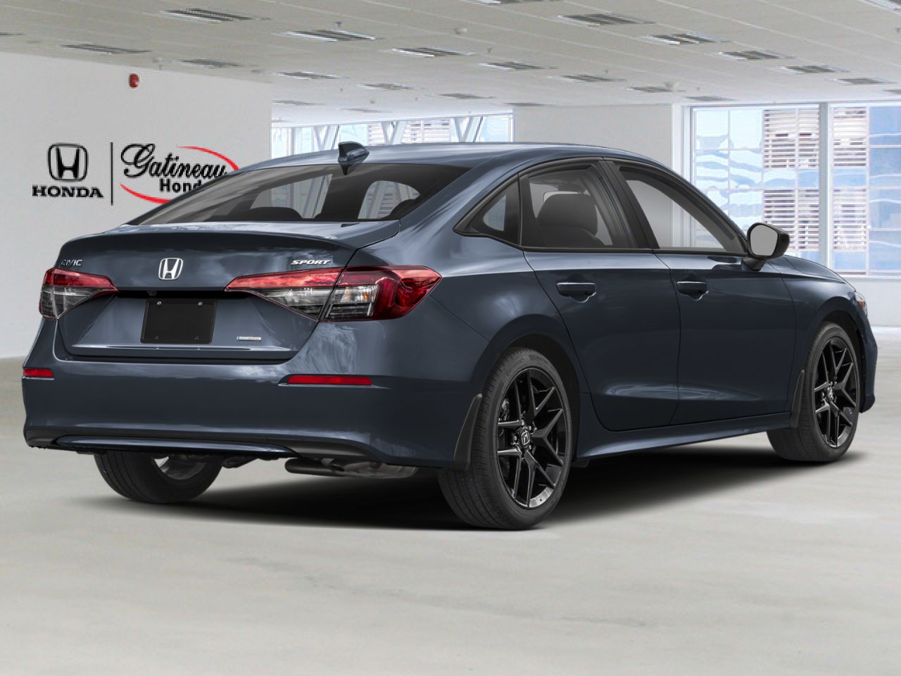 2026 Honda Civic hybride berline Sport eCVT GRIS M&Eacute;T&Eacute;ORITE M&Eacute;TALLIS&Eacute;(NH-904M)-GRIS Gatineau - photo #1