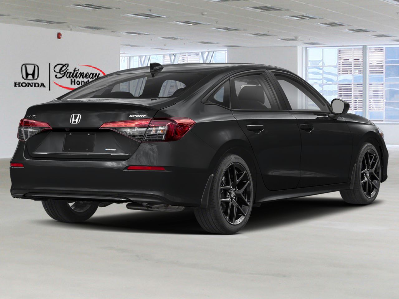 2026 Honda Civic hybride berline Sport eCVT Black Gatineau - photo #1