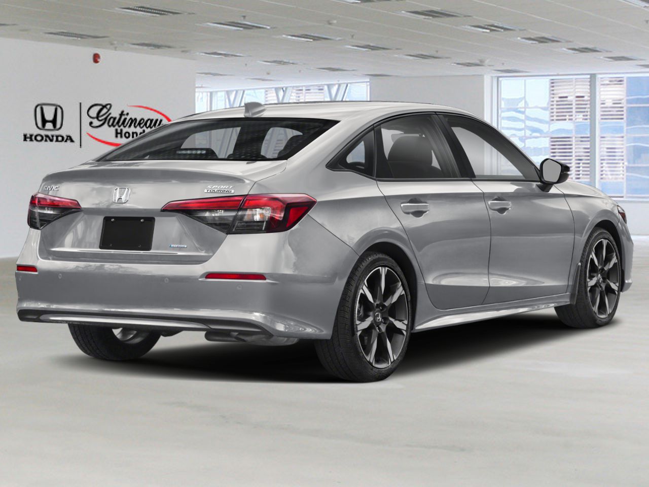 Honda Civic Sedan Hybrid 2026 Gris Gatineau - photo #1