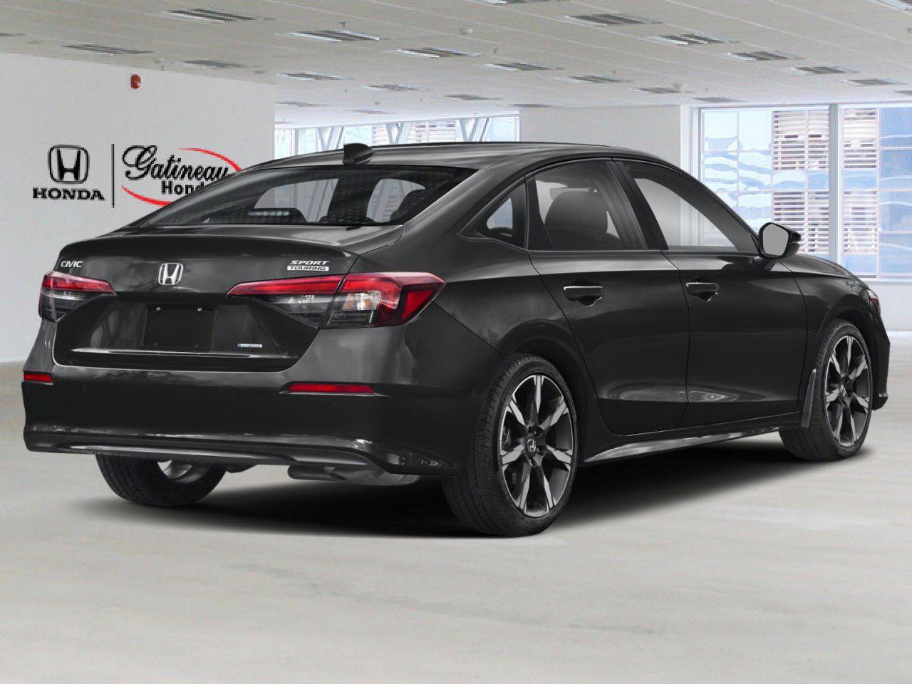 2026 Honda Civic hybride berline Sport Touring eCVT Black Gatineau - photo #1