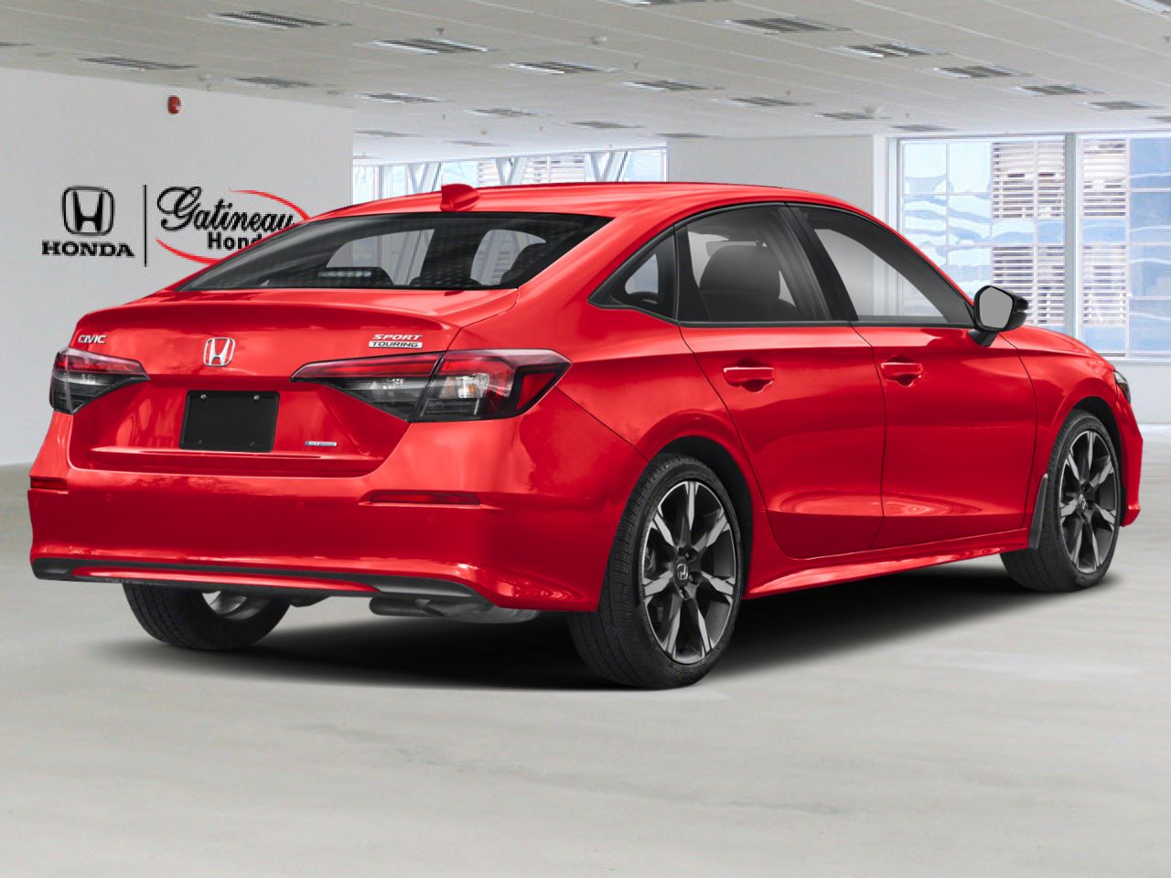 Honda Civic hybride berline Sport Touring eCVT 2026 Rouge Gatineau - photo #1
