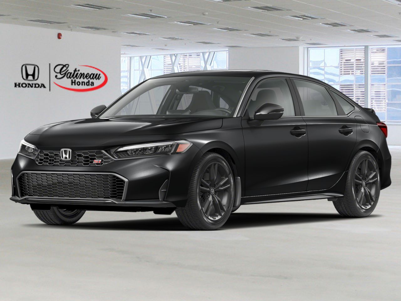 Honda Civic Si berline Manuelle 2026 NOIR CRISTAL NACR&Eacute;(NH-731P)-NOIR-ROUGE Gatineau - photo #0