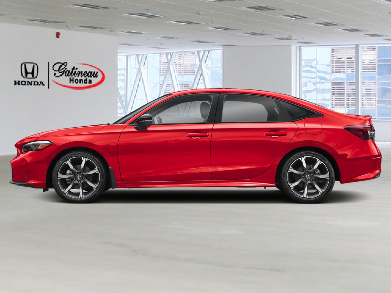 Honda Civic hybride berline Sport Touring eCVT 2026 Rouge Gatineau - photo #2