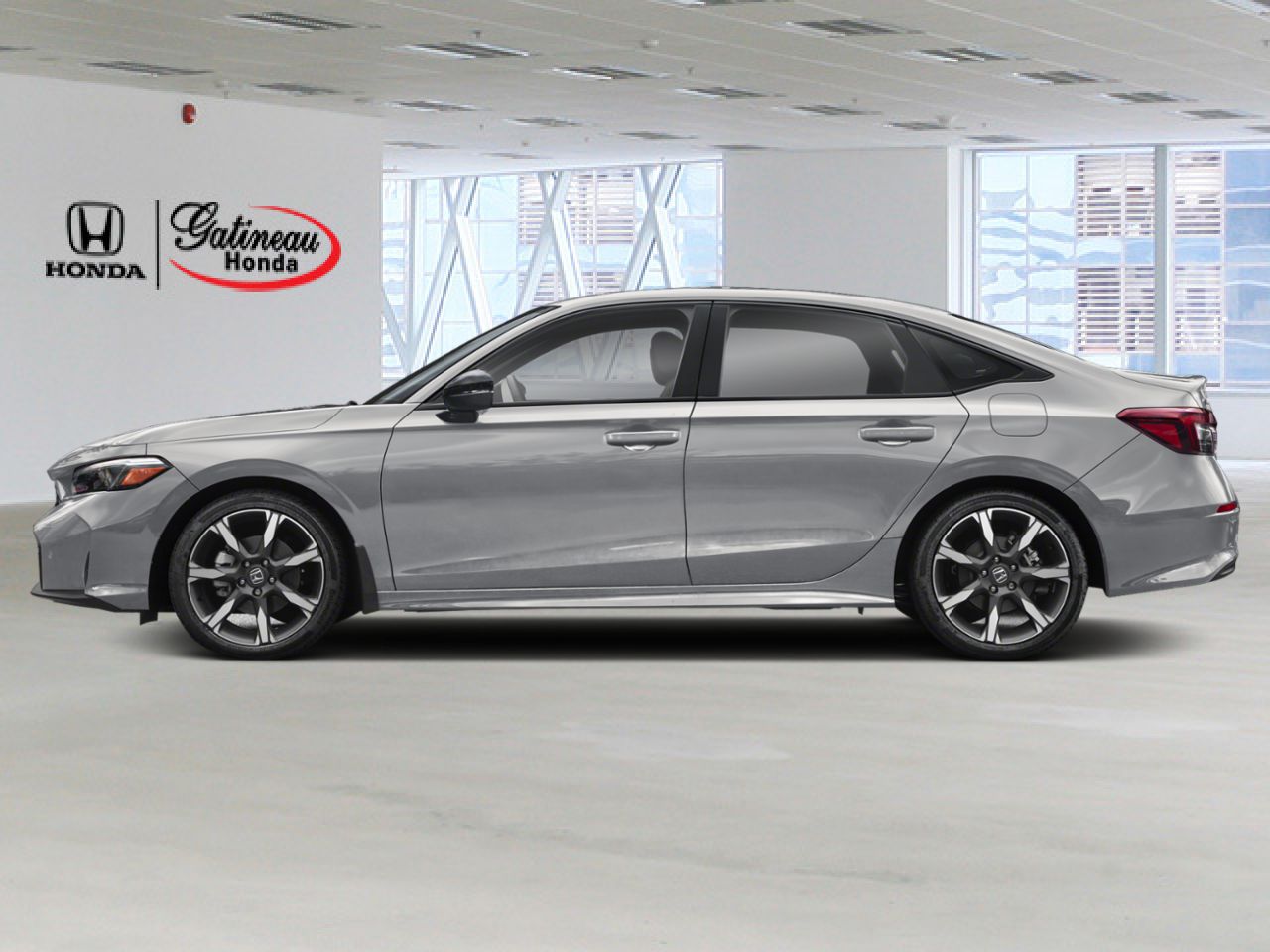 Honda Civic Sedan Hybrid 2026 Gris Gatineau - photo #2