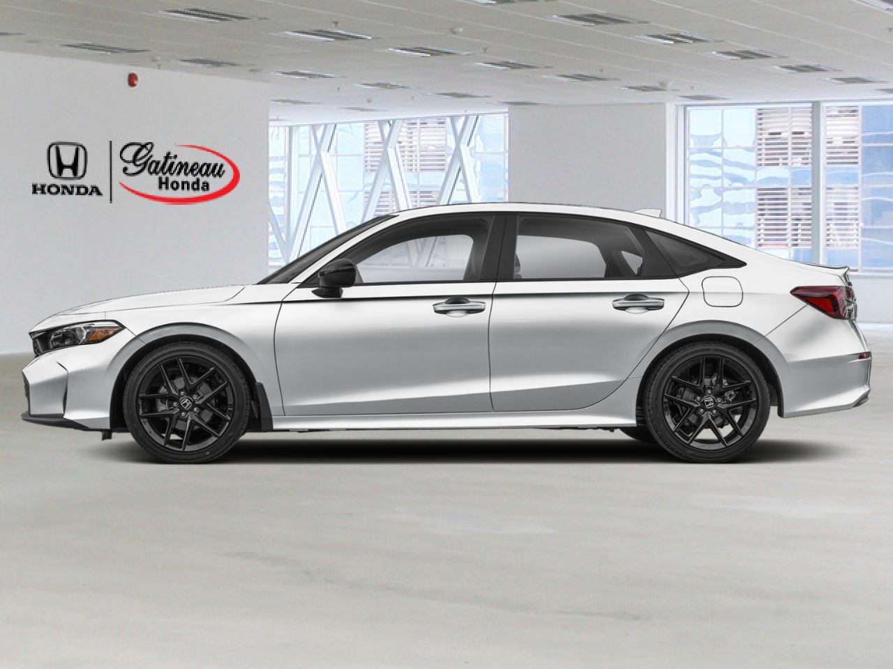 2026 Honda Civic Sedan White Gatineau - photo #2