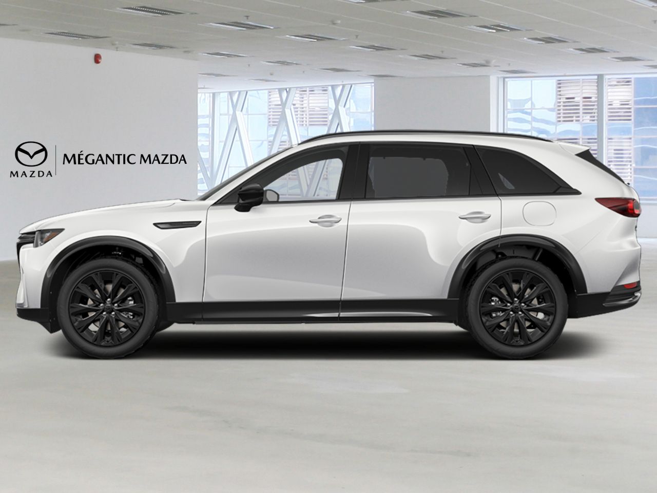 MAZDA CX-90 hybride l&eacute;ger 2026 Blanc rhodium m&eacute;tallis&eacute; Lac M&eacute;gantic - photo #1