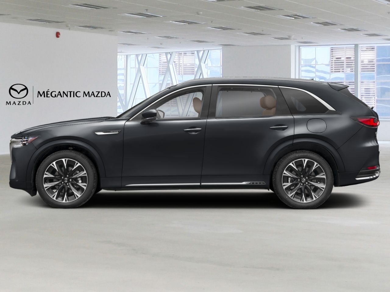 MAZDA CX-90 hybride l&eacute;ger 2026 Noir de jais mica Lac M&eacute;gantic - photo #1
