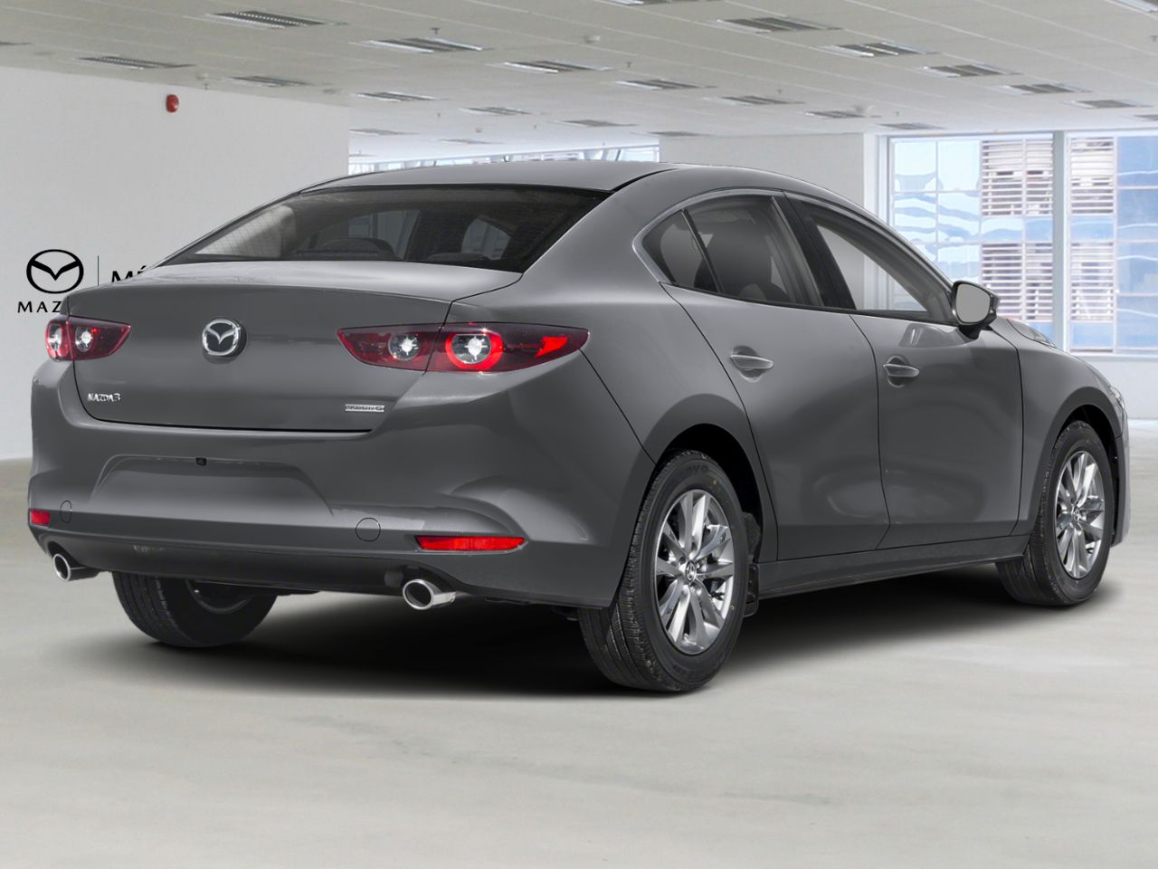 2026 MAZDA Mazda3 Machine Grey Metallic Lac M&eacute;gantic - photo #1