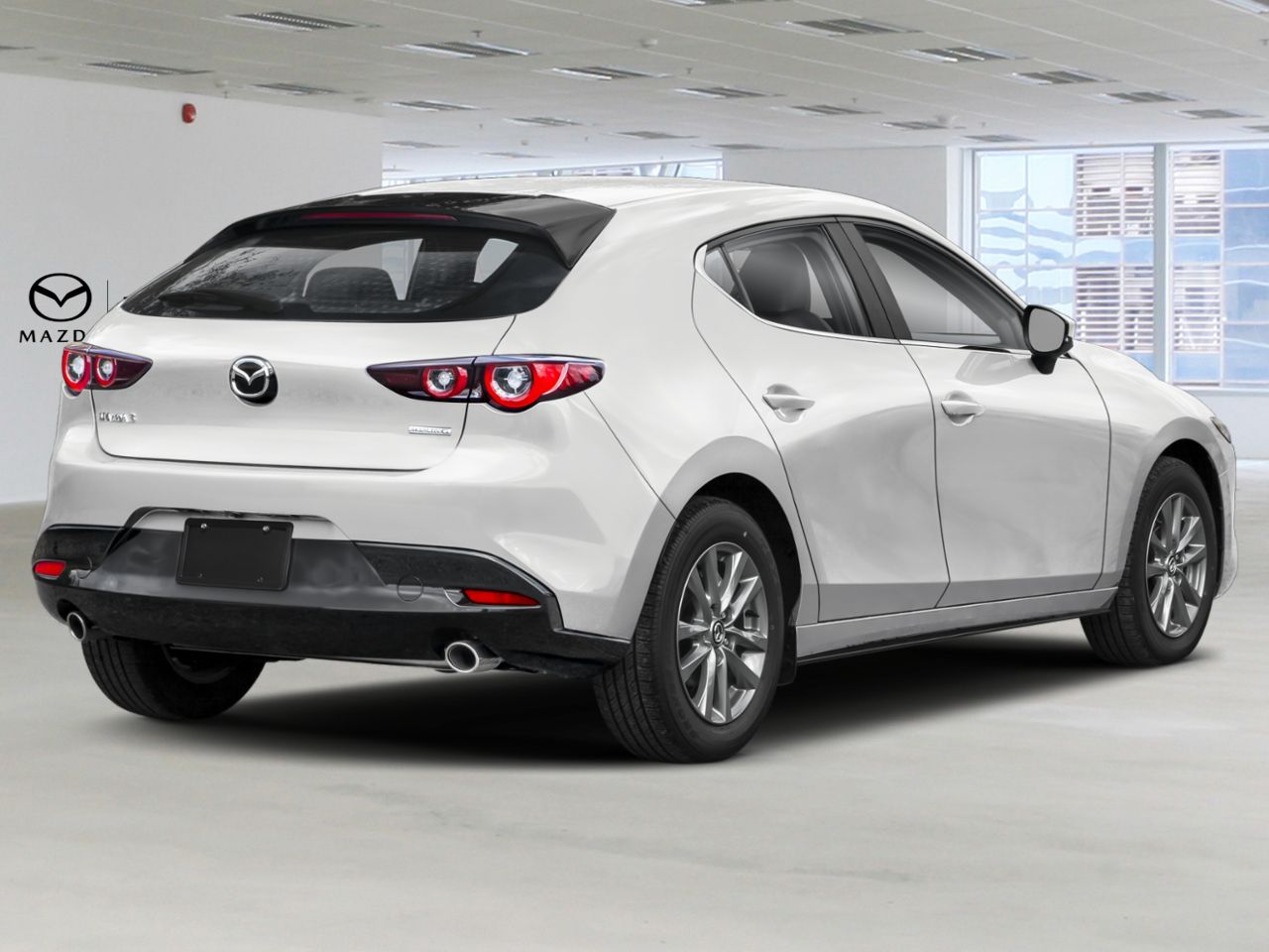 2025 MAZDA Mazda3 Sport Snowflake White Pearl Lac M&eacute;gantic - photo #2