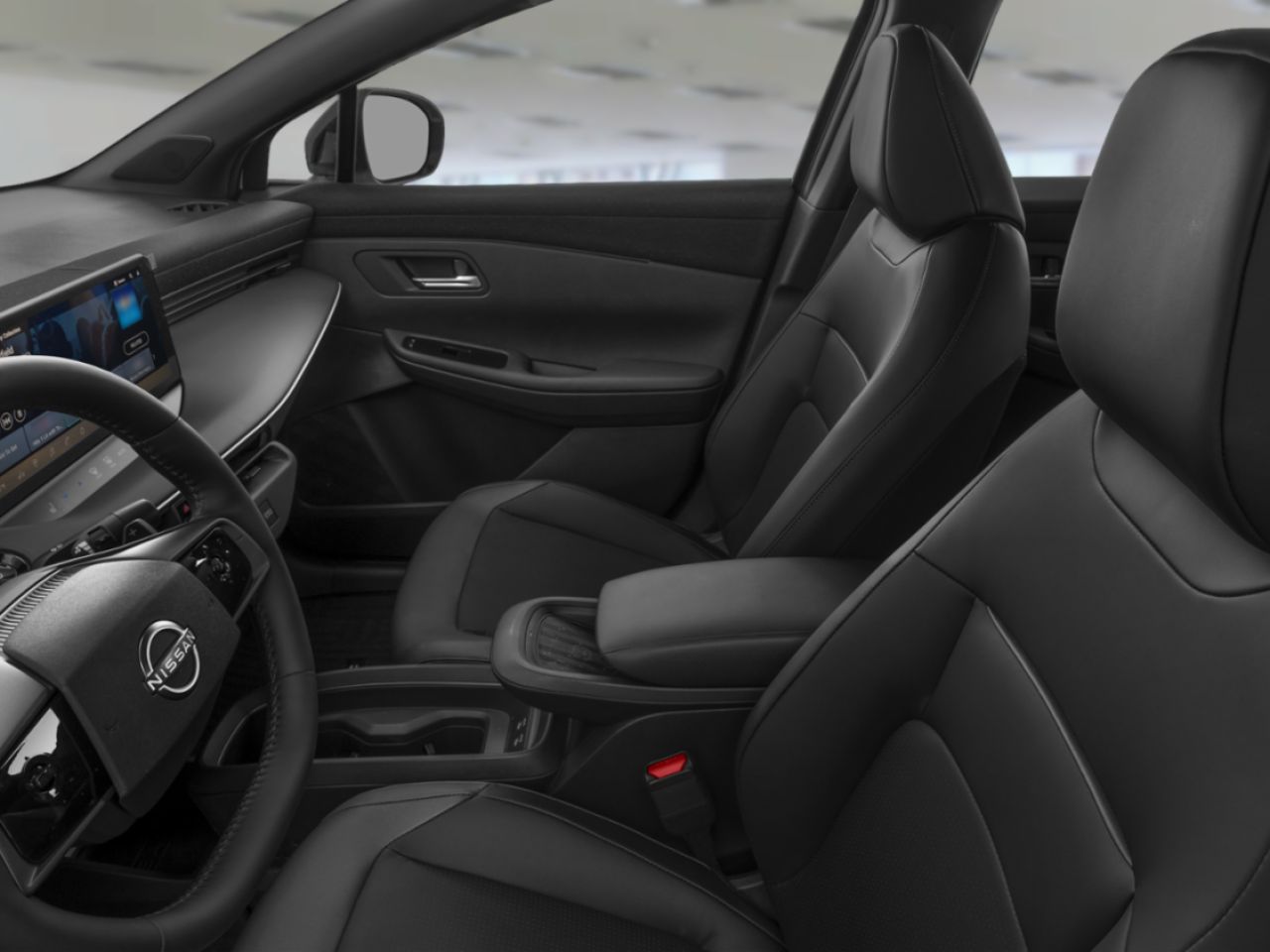 2026 Nissan LEAF Everest White Pearl Tricoat/Black Laval - photo #6