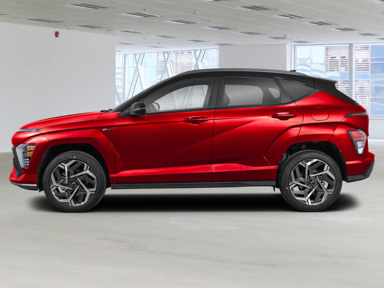 HYUNDAI Kona 2026 Rouge ultime avec toit Noir abyssal Gatineau - photo #1
