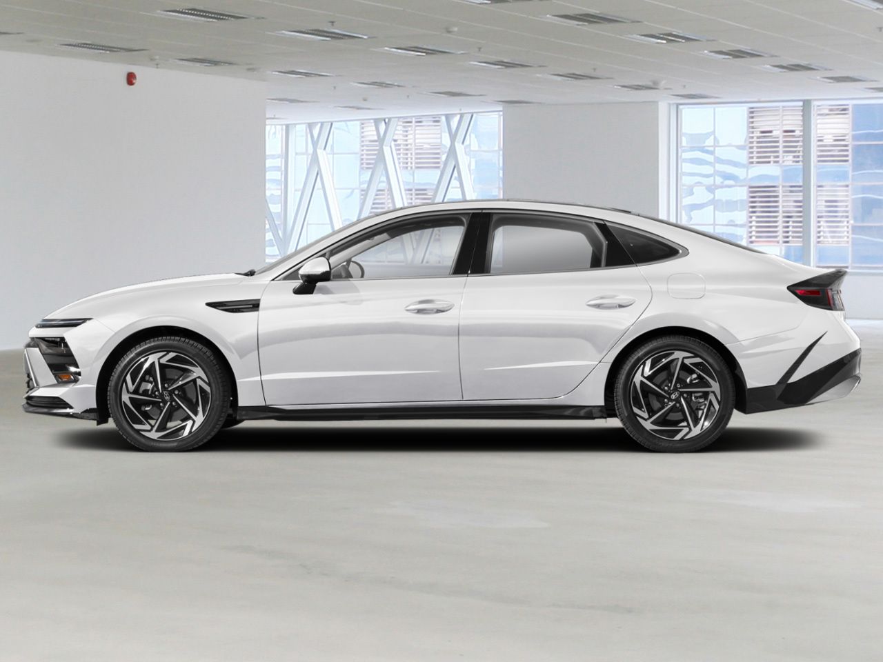 White 2026 Hyundai Sonata Preferred Trend AWD Sedan Automatic