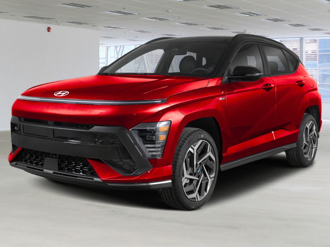 HYUNDAI Kona 2026 Rouge ultime avec toit Noir abyssal Gatineau - photo #0
