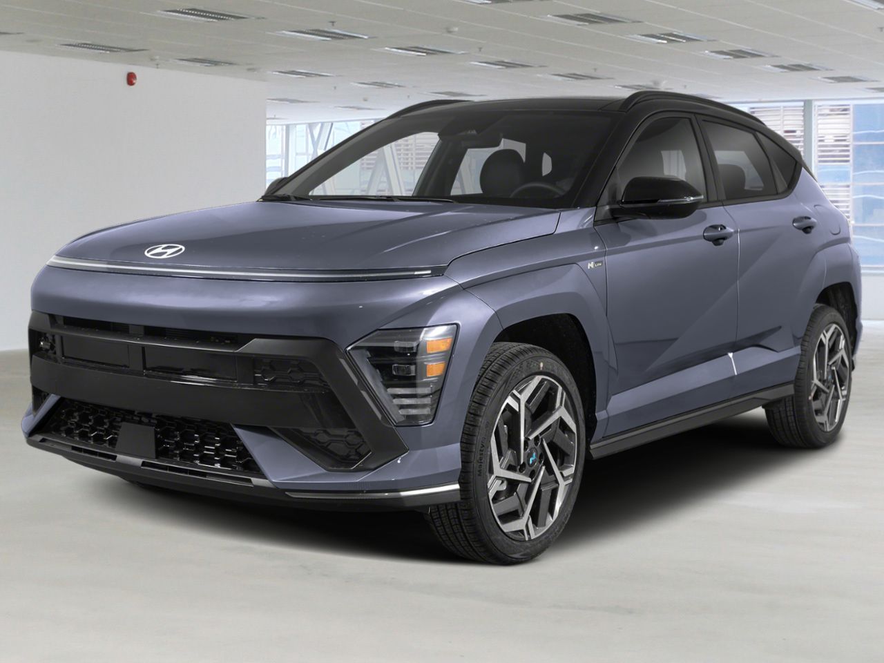 HYUNDAI Kona 2026 Bleu Meta avec toit Noir abyssal Gatineau - photo #0