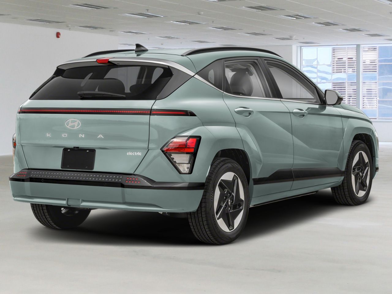 HYUNDAI Kona &eacute;lectrique 2026 Vert mirage Gatineau - photo #2