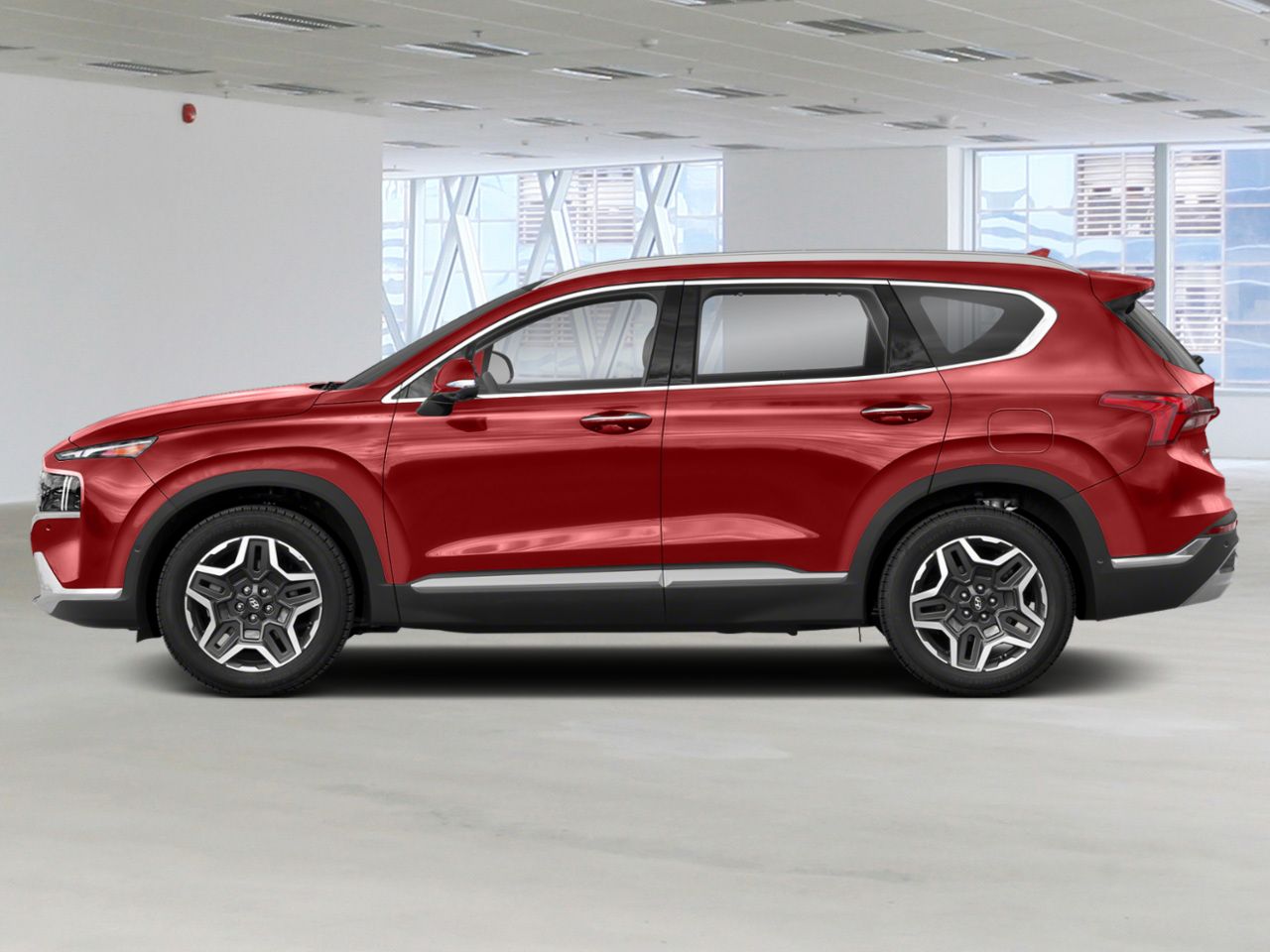2021 Hyundai Santa Fe Red Gatineau - photo #3