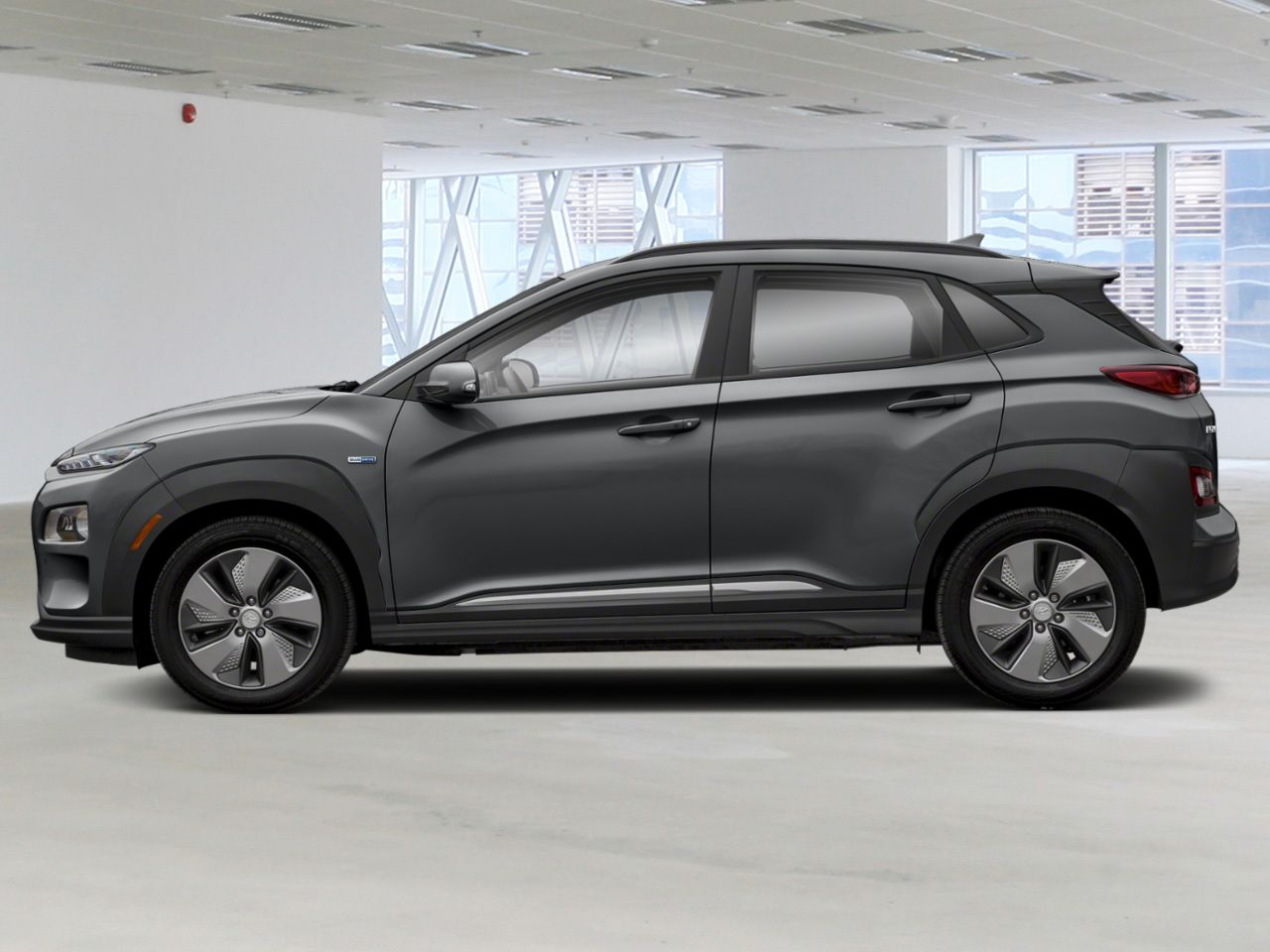 2021 HYUNDAI KONA EV Grey Gatineau - photo #2