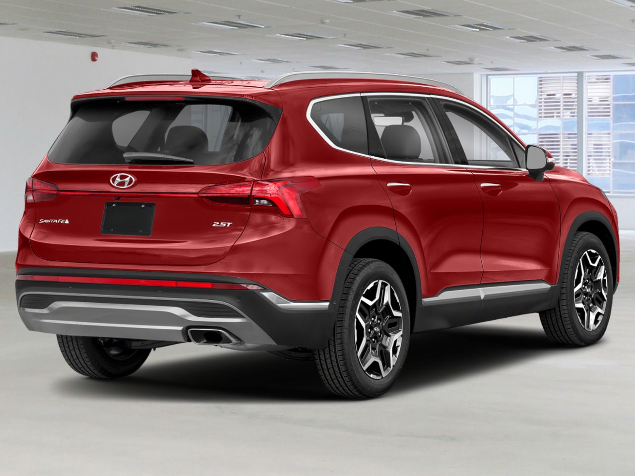 2021 Hyundai Santa Fe Red Gatineau - photo #2