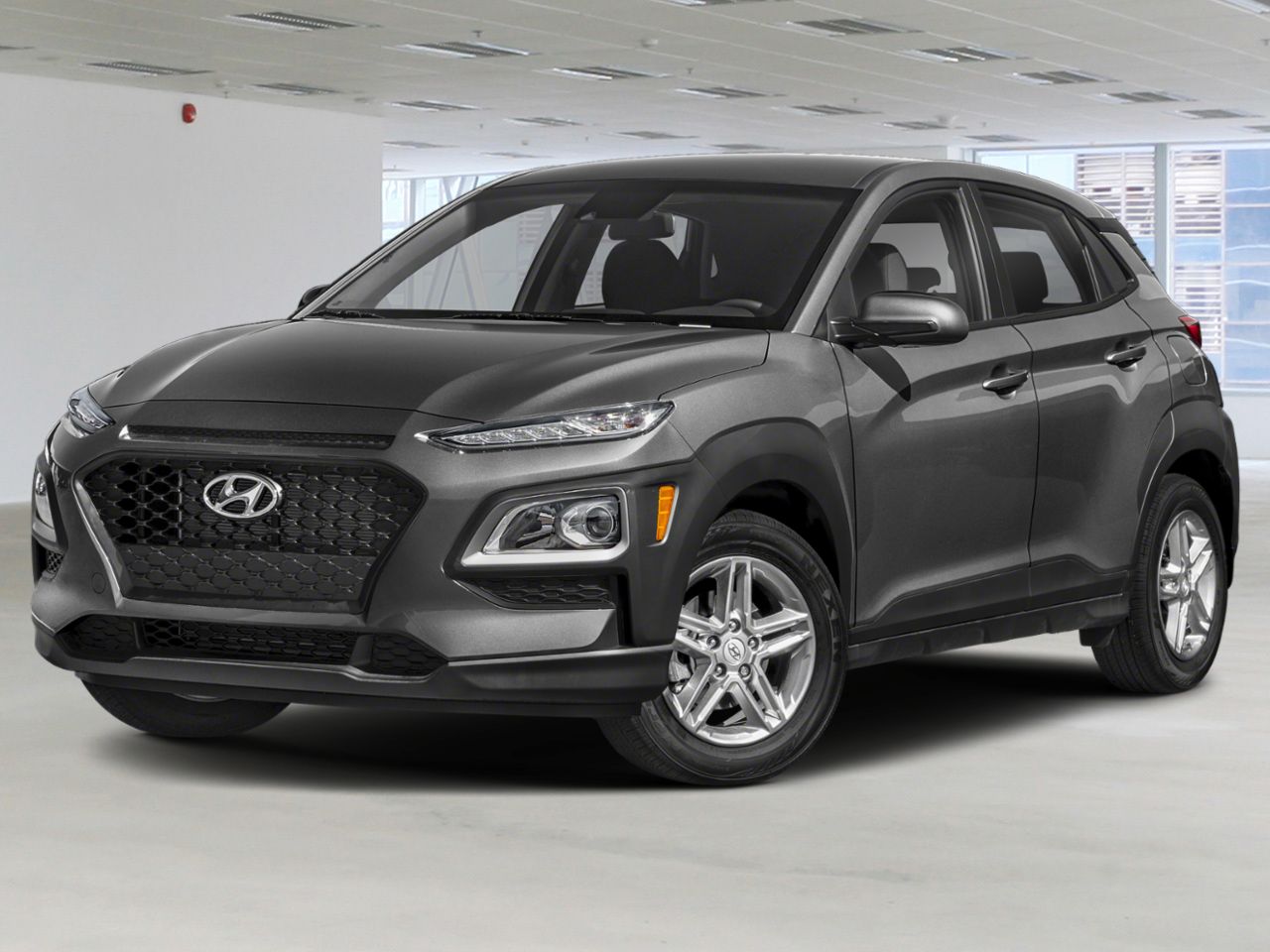 Gray 2021 Hyundai Kona Essential AWD SUV / Crossover Automatic
