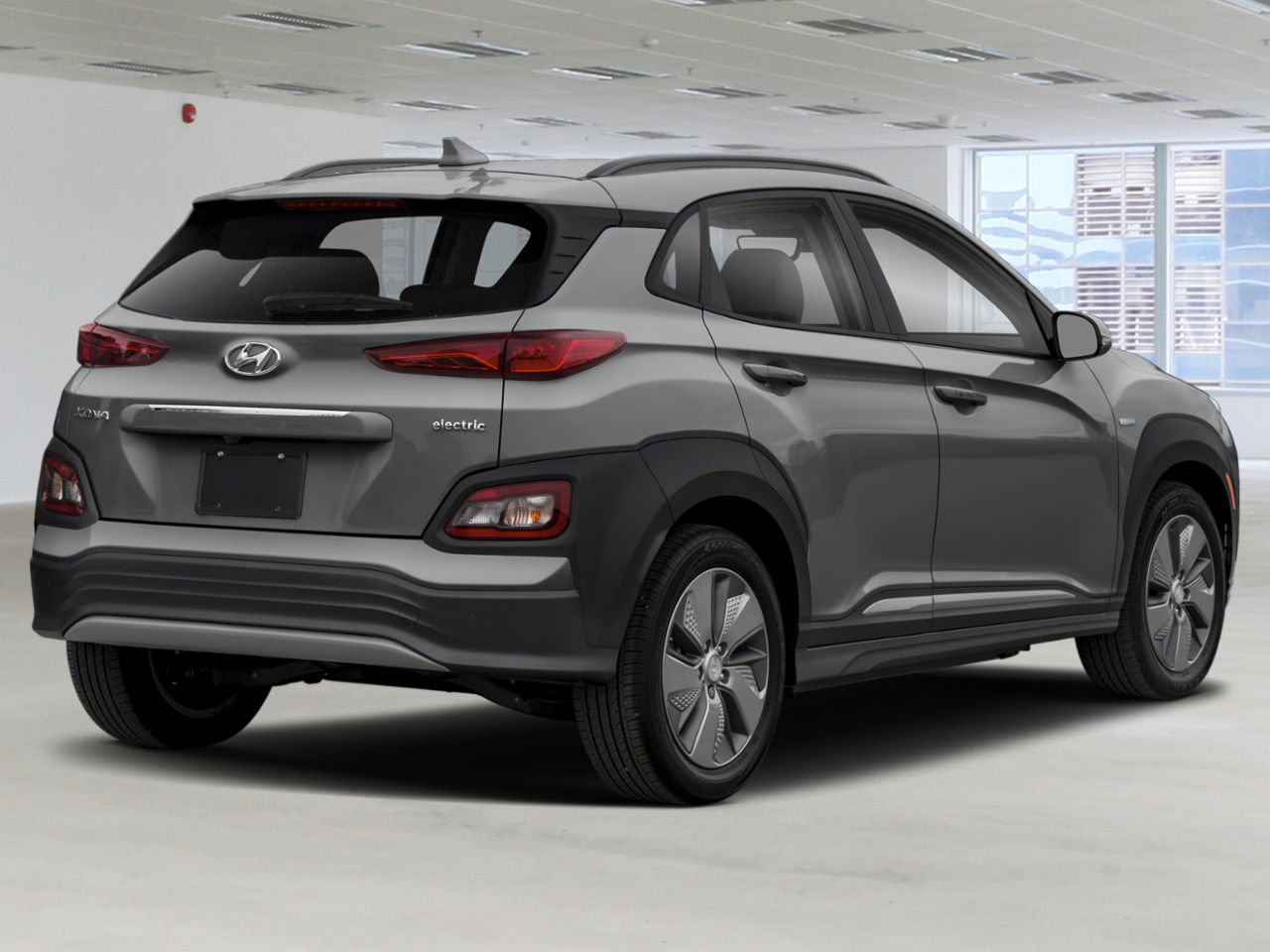 2021 HYUNDAI KONA EV Grey Gatineau - photo #3