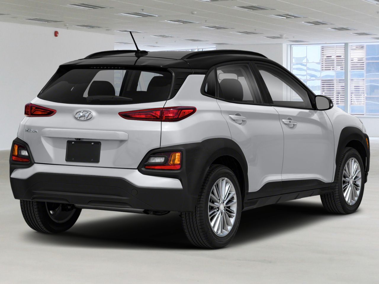 HYUNDAI KONA 1.6T TREND AWD 2018 Blanc Gatineau - photo #2