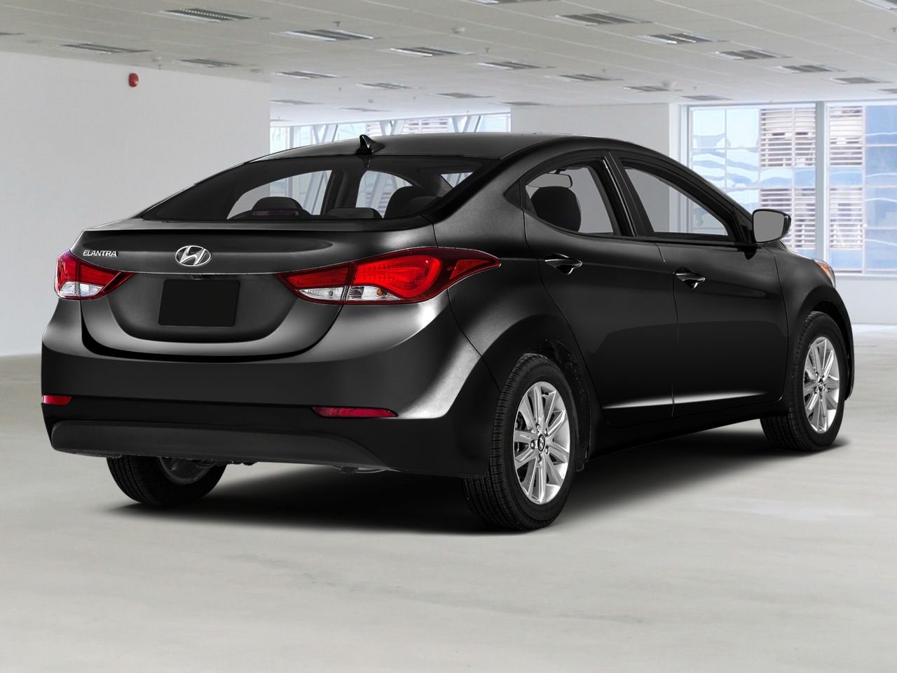 2016 Hyundai Elantra Black Gatineau - photo #1