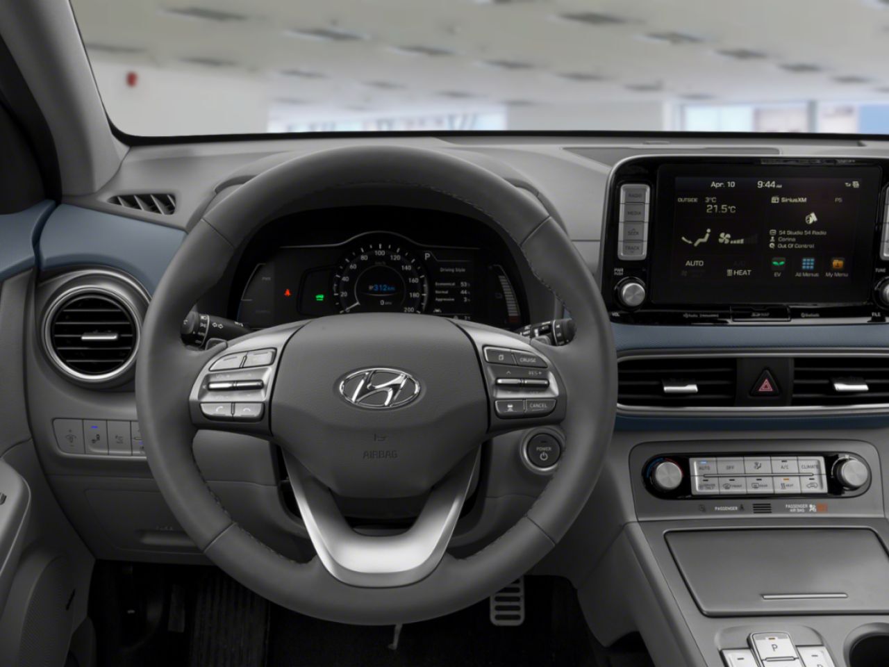 2021 HYUNDAI KONA EV Grey Gatineau - photo #7