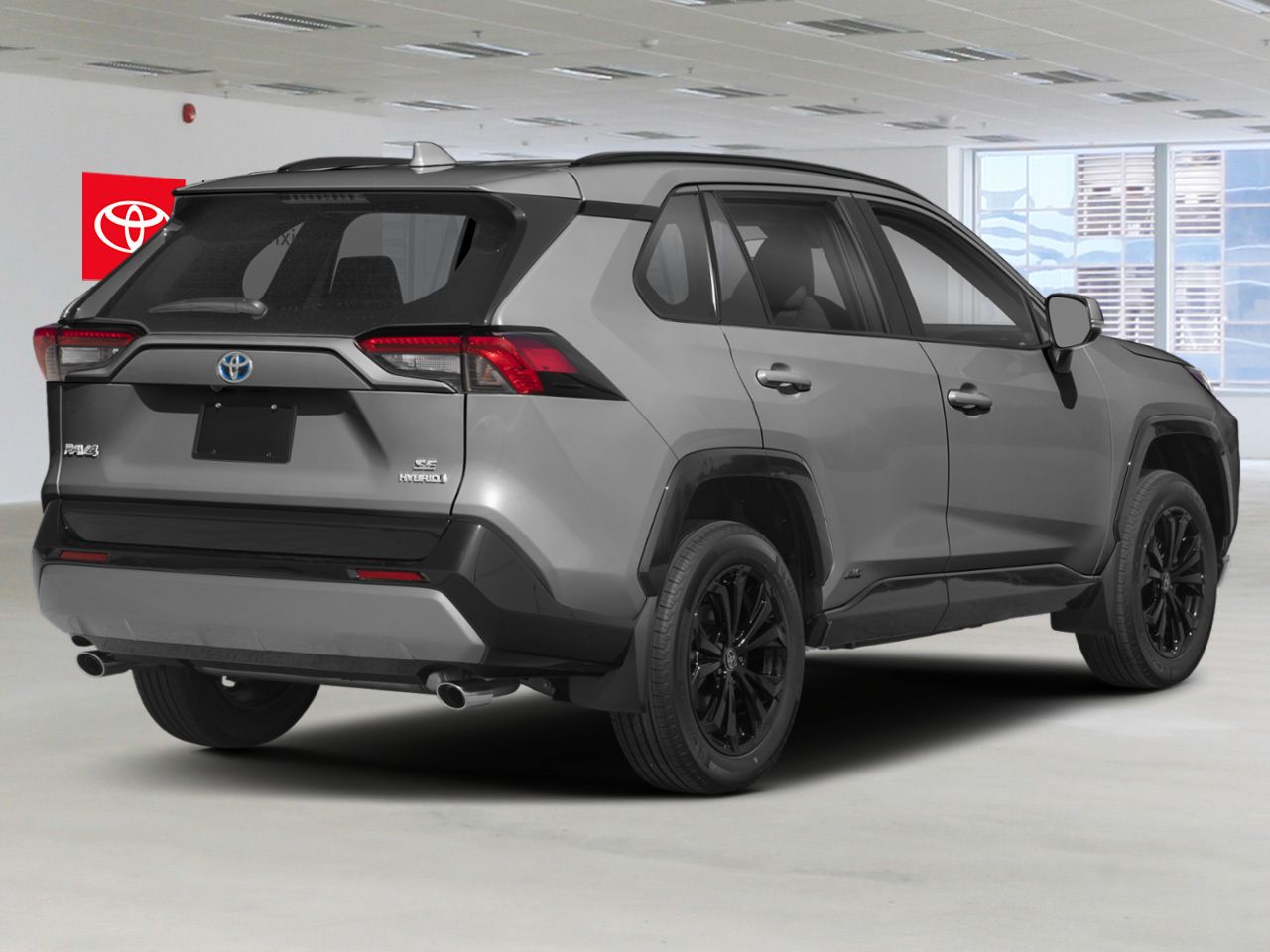 2022 Toyota RAV4 HYBRID SE AWD / CLEAN CARFAX / HEATED SEATS / MOONROOF / ALLOY WHEELS / CARPLAY AND ANDROID AUTO Silver Mississauga - photo #2