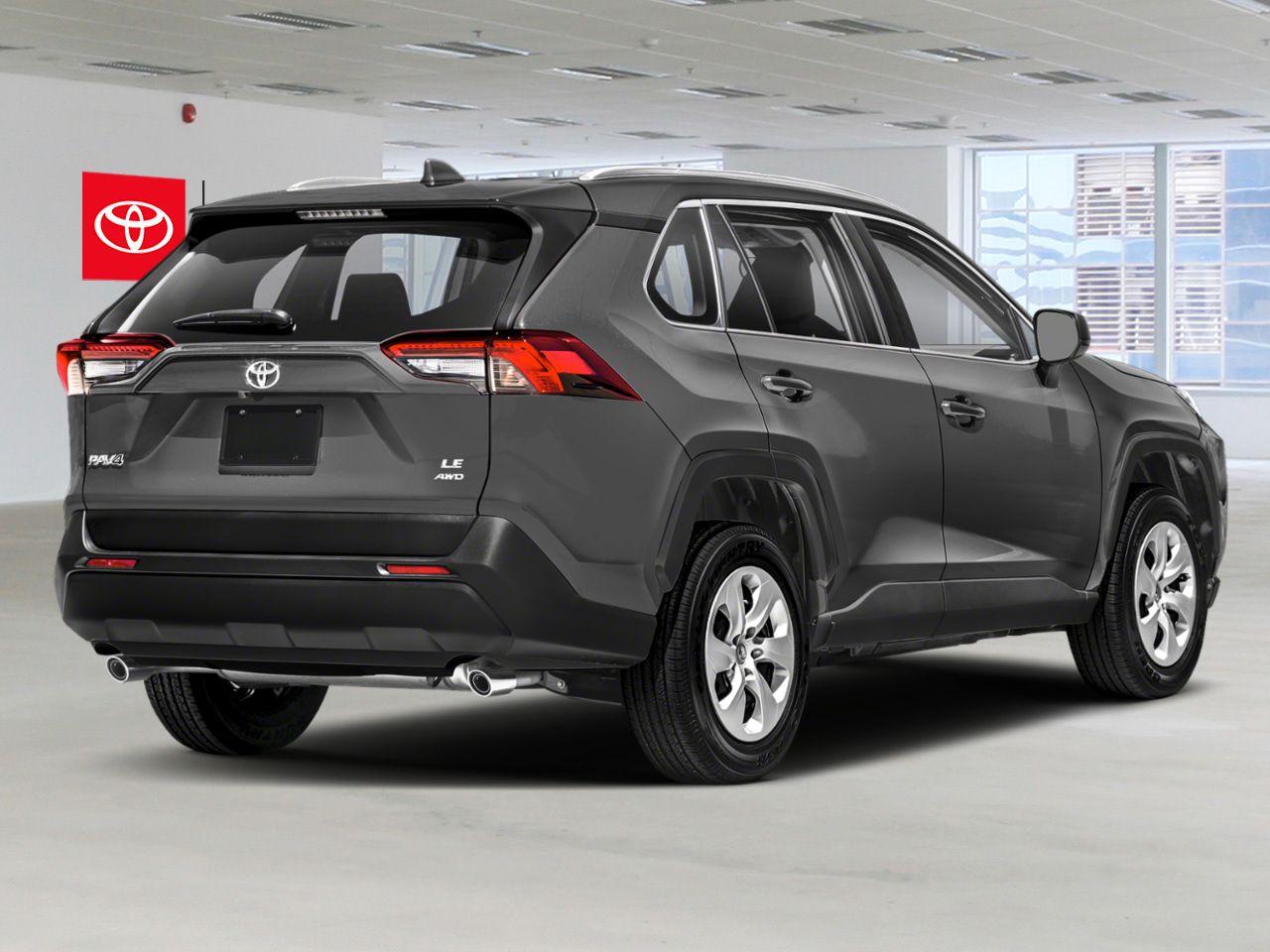2022 Toyota RAV4 LE FWD / CLEAN CARFAX / HEATED SEATS / TOYOTA SAFETY SENSE / BACK UP CAMERA / CARPLAY AND ANDROID AUTO Magnetic Grey Metallic Mississauga - photo #1