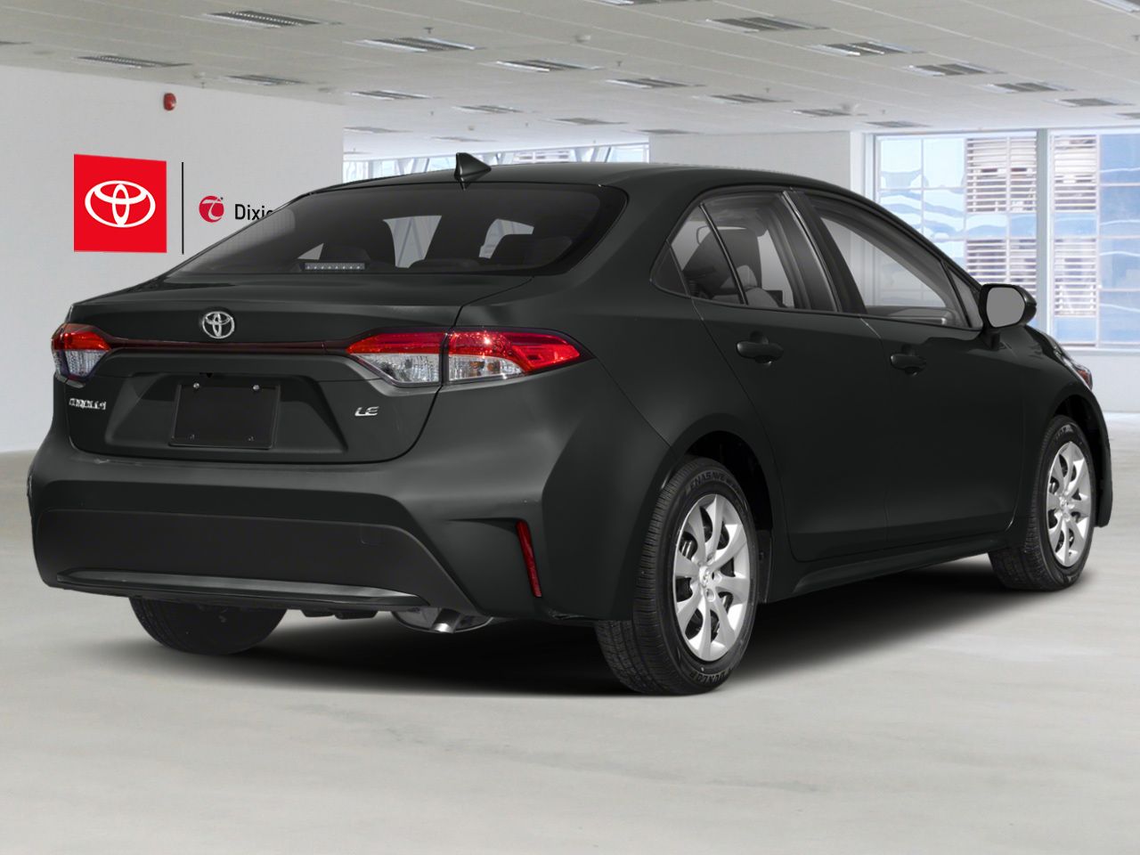 2022 Toyota Corolla LE UPGRADE / CLEAN CARFAX / HEATED SEATS / HEATED STEERING WHEEL / ALLOY WHEELS / MOONROOF / CARPLAY AND ANDROID AUTO Black Mississauga - photo #2