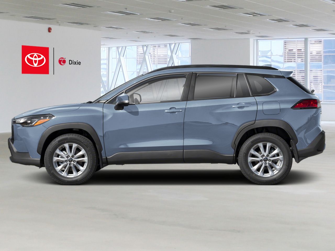 2025 Toyota Corolla Cross LE AWD / CLEAN CARFAX / HEATED SEATS / TOYOTA SAFETY SENSE / CARPLAY AND ANDROID AUTO Grey Mississauga - photo #2