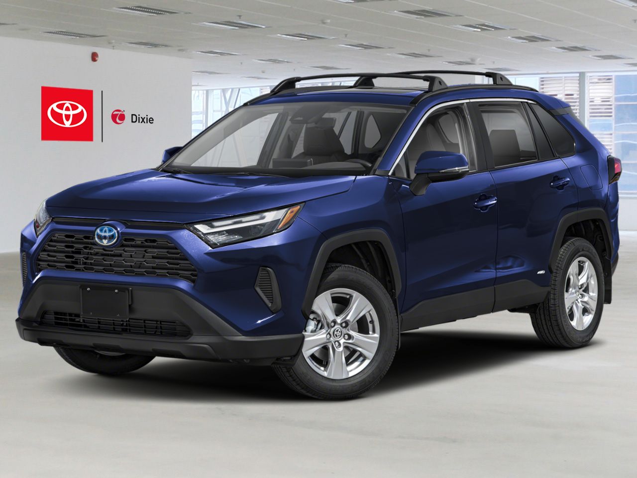 2025 Toyota RAV4 Hybrid XLE AWD / CLEAN CARFAX / HEATED SEATS / MOONROOF / ALLOY WHEELS / CARPLAY AND ANDROID AUTO Blue Mississauga - photo #0
