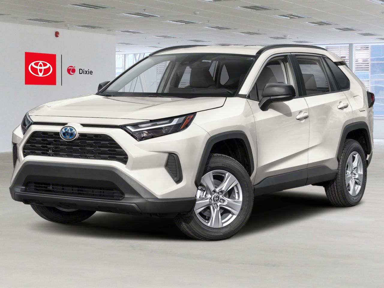 2025 Toyota RAV4 HYBRID LE AWD / HEATED SEATS / TOYOTA SAFETY SENSE / CARPLAY AND ANDROID AUTO White Mississauga - photo #0