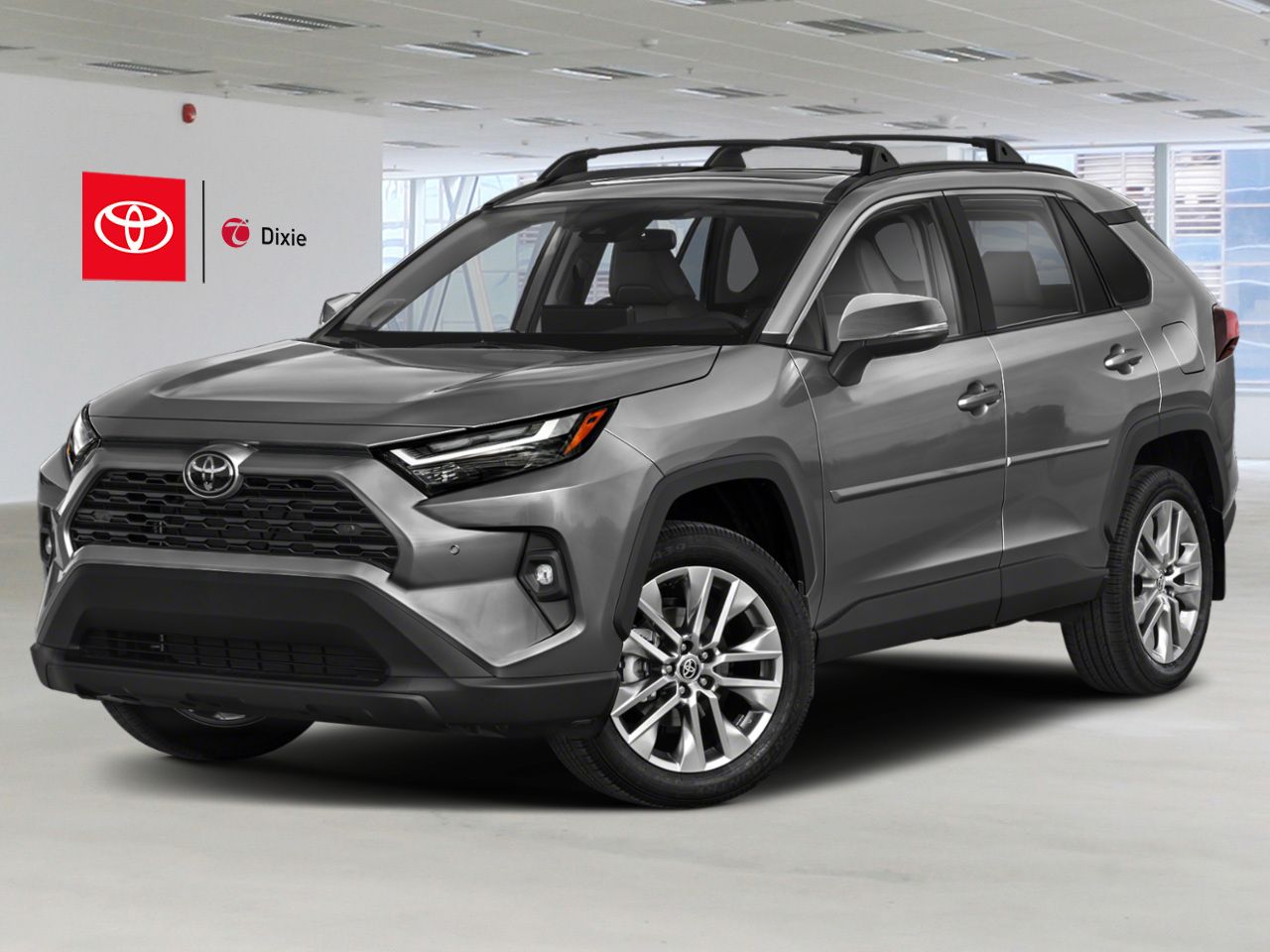 2025 Toyota RAV4 XLE PREMIUM AWD / HEATED SEATS / MOONROOF / LEATHER SURFACE / CARPLAY AND ANDROID AUTO Grey Mississauga - photo #0