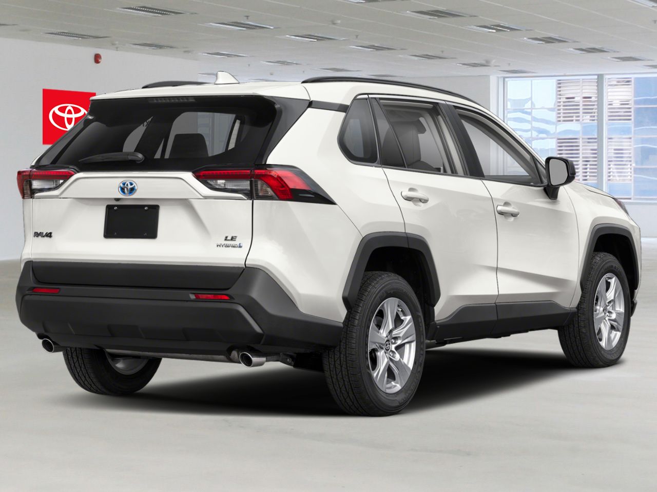 2025 Toyota RAV4 HYBRID LE AWD / HEATED SEATS / TOYOTA SAFETY SENSE / CARPLAY AND ANDROID AUTO White Mississauga - photo #1