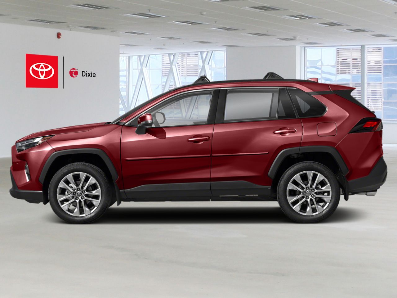2025 Toyota RAV4 XLE AWD / CLEAN CARFAX / HEATED SEATS / MOONROOF / ALLOY WHEELS / CARPLAY AND ANDROID AUTO Red Mississauga - photo #2