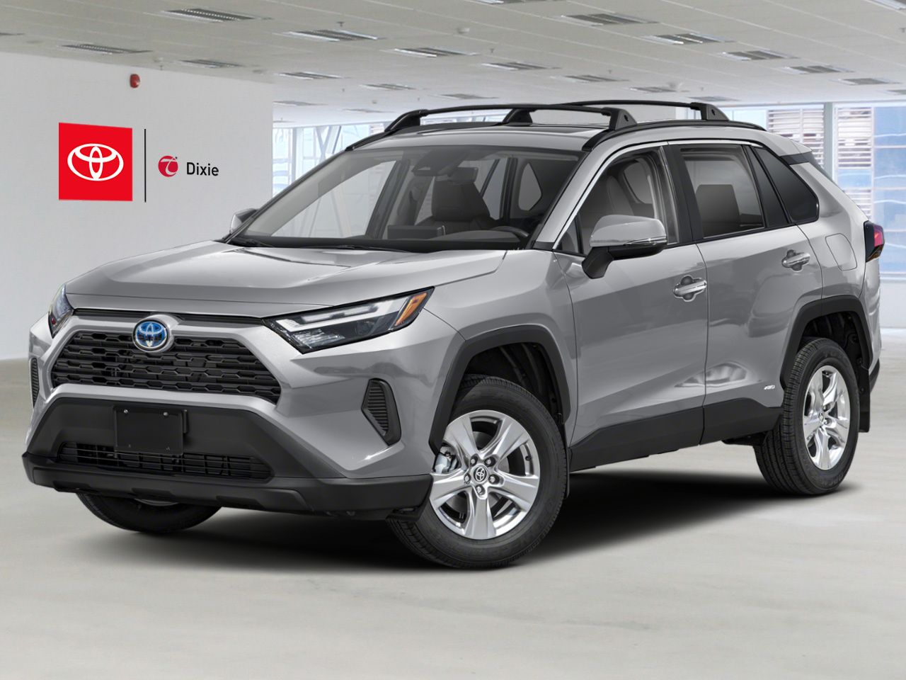 2023 Toyota RAV4 Hybrid XLE AWD / CLEAN CARFAX / HEATED SEATS / MOONROOF / ALLOY WHEELS / CARPLAY AND ANDROID AUTO Silver Mississauga - photo #0