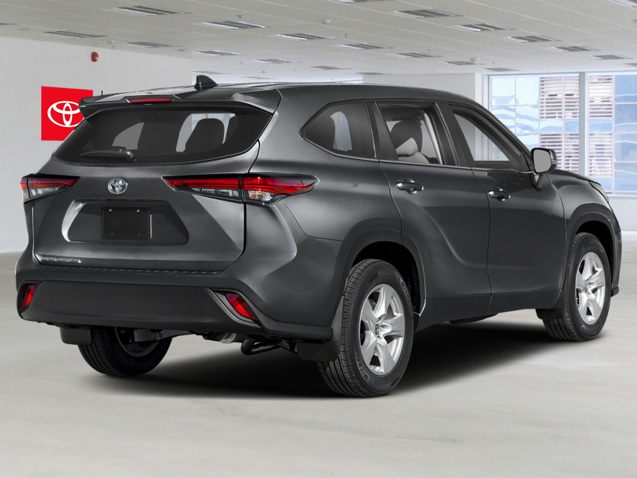 2023 Toyota Highlander LE AWD / CLEAN CARFAX / HEATED SEATS / TOYOTA SAFETY SENSE / CARPLAY AND ANDROID AUTO Grey Mississauga - photo #2