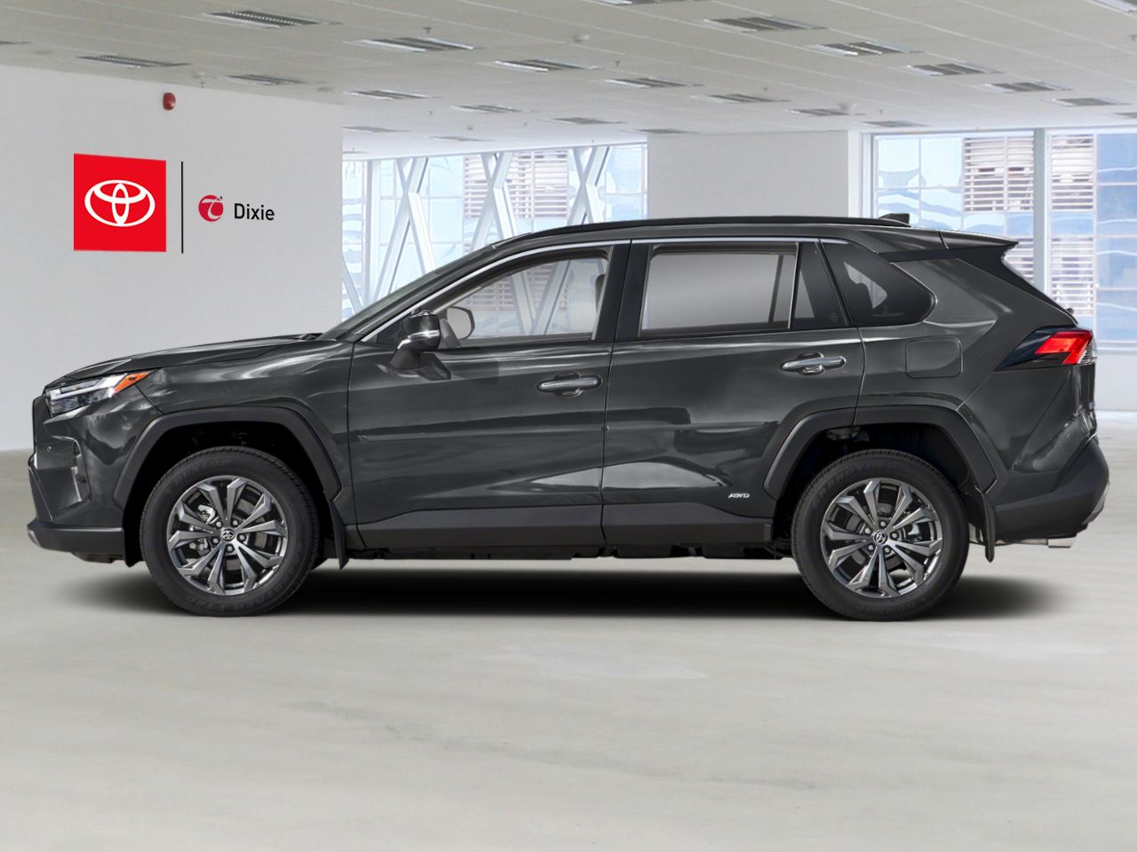 2023 Toyota RAV4 Hybrid Limited AWD / CLEAN CARFAX / HEATED AND VENTILATED SEATS / MOONROOF / ALLOY WHEELS / CARPLAY AND ANDROID AUTO Grey Mississauga - photo #2