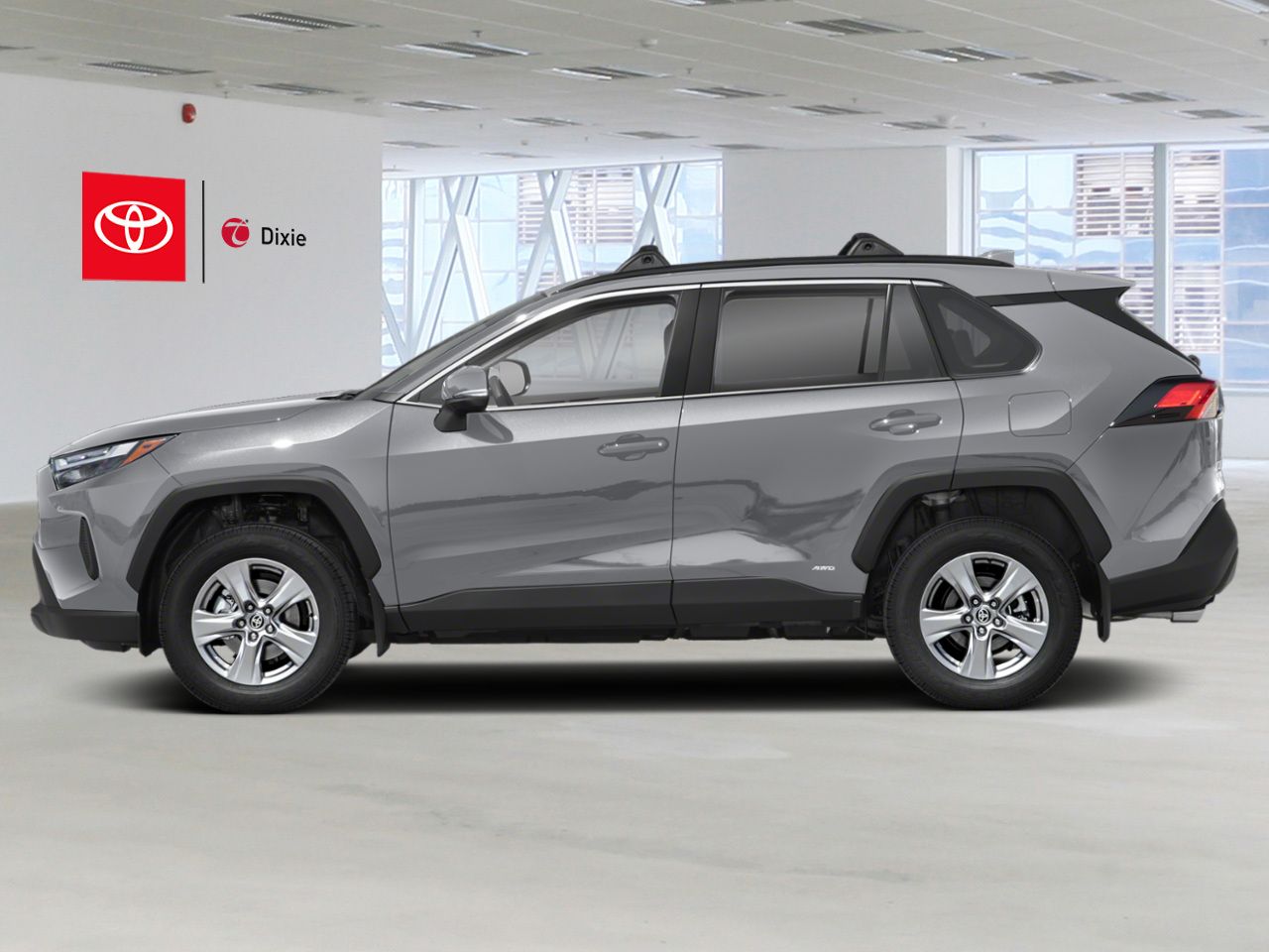 2023 Toyota RAV4 Hybrid XLE AWD / CLEAN CARFAX / HEATED SEATS / MOONROOF / ALLOY WHEELS / CARPLAY AND ANDROID AUTO Silver Mississauga - photo #1