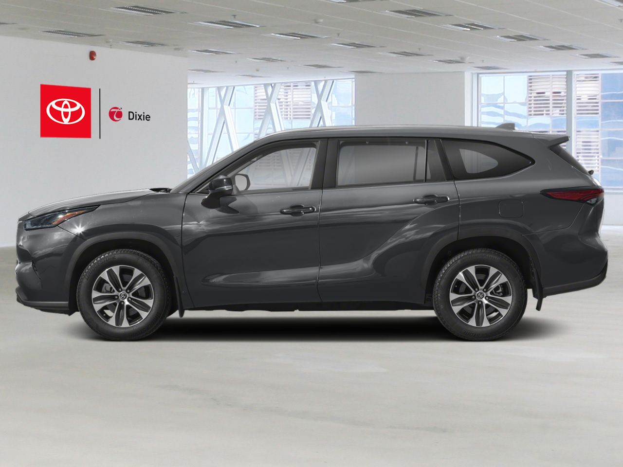 2023 Toyota Highlander XLE AWD / HEATED SEATS / MOONROOF / ALLOY WHEELS / CARPLAY AND ANDROID AUTO Magnetic Grey Metallic Mississauga - photo #2