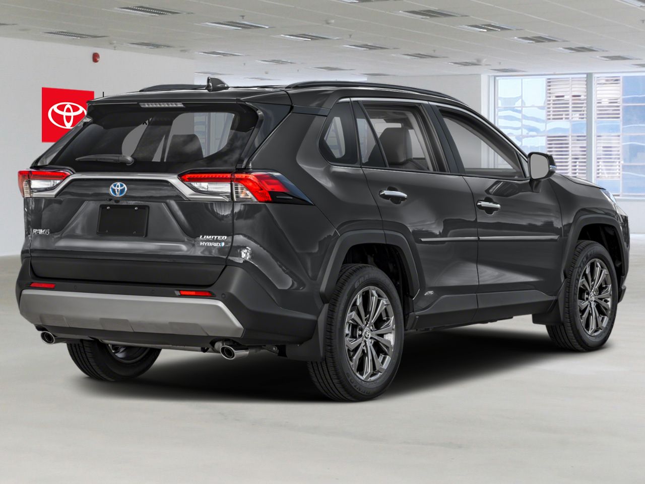 2023 Toyota RAV4 Hybrid Limited AWD / CLEAN CARFAX / HEATED AND VENTILATED SEATS / MOONROOF / ALLOY WHEELS / CARPLAY AND ANDROID AUTO Grey Mississauga - photo #1