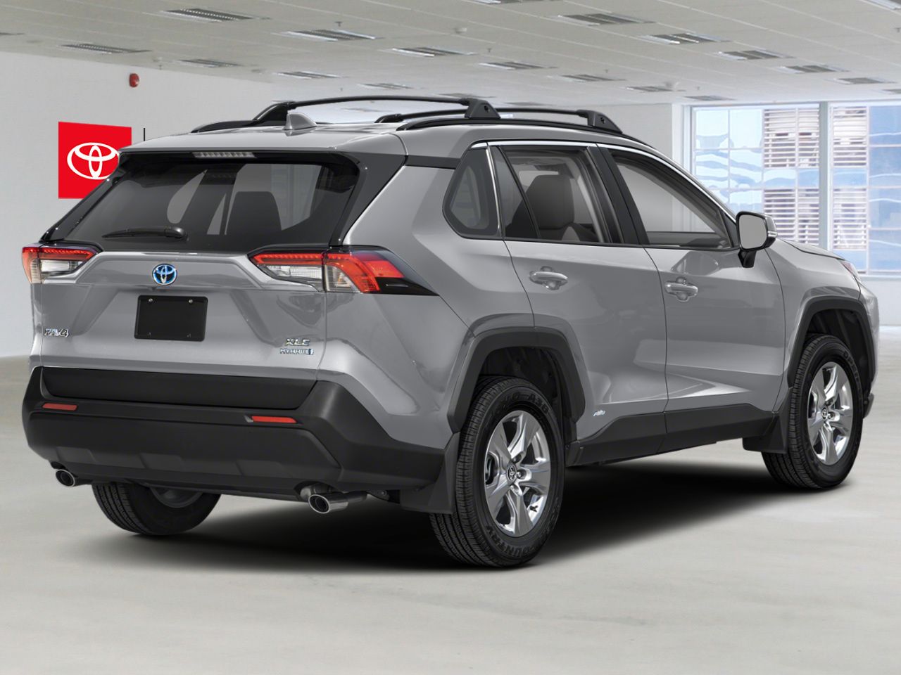 2023 Toyota RAV4 Hybrid XLE AWD / CLEAN CARFAX / HEATED SEATS / MOONROOF / ALLOY WHEELS / CARPLAY AND ANDROID AUTO Silver Mississauga - photo #2