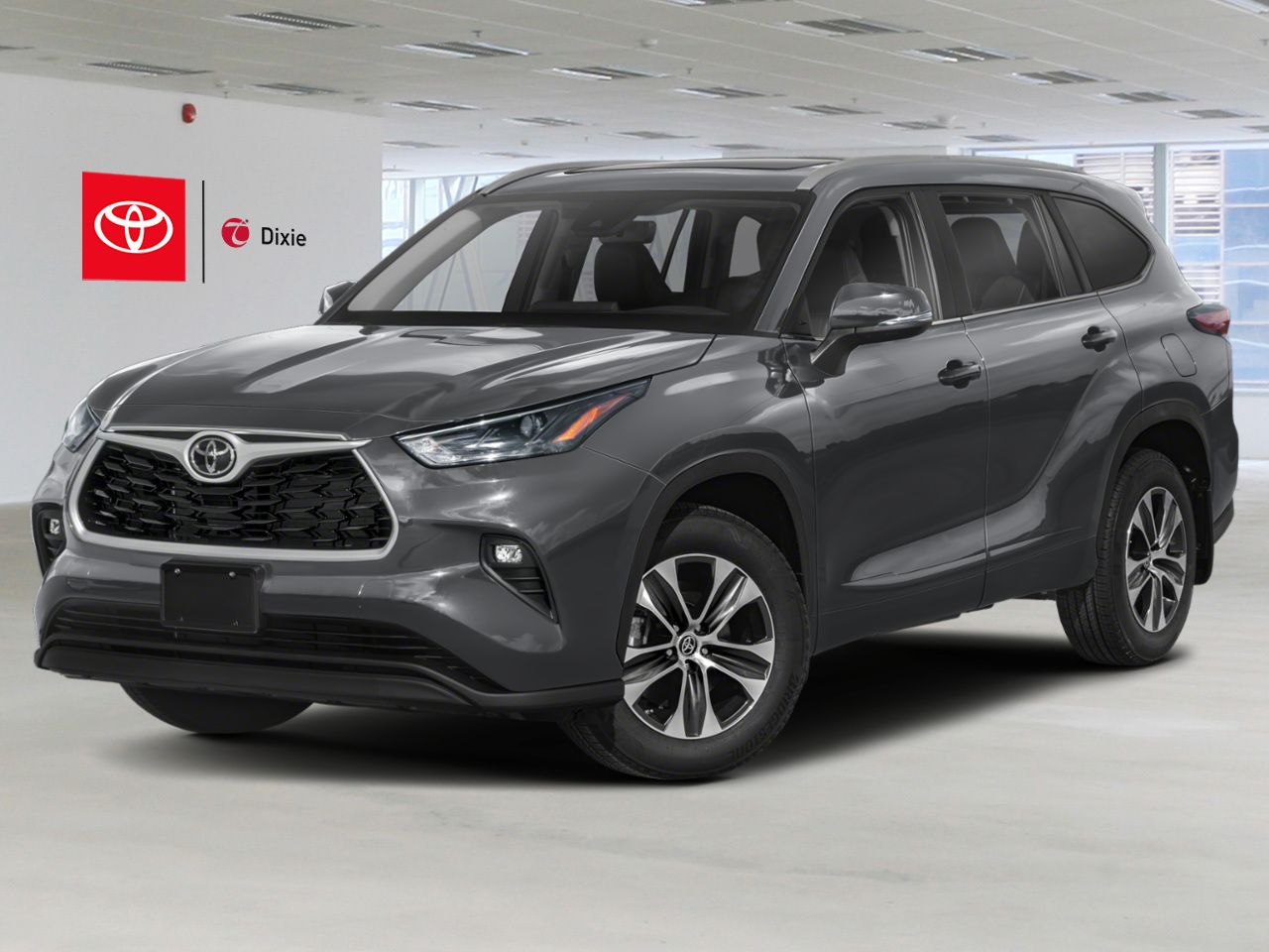 2023 Toyota Highlander XLE AWD / HEATED SEATS / MOONROOF / ALLOY WHEELS / CARPLAY AND ANDROID AUTO Magnetic Grey Metallic Mississauga - photo #0
