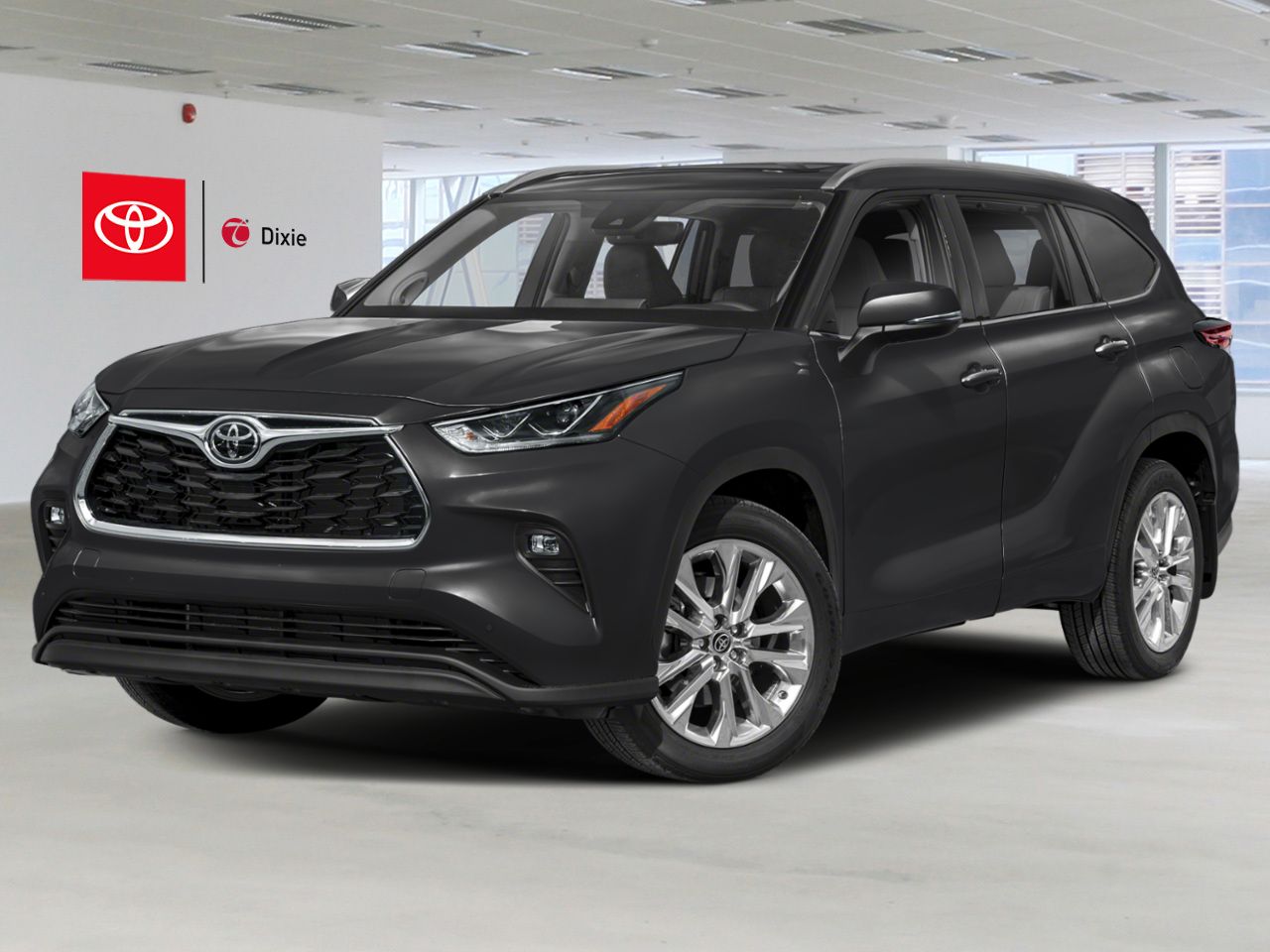 2023 Toyota Highlander PLATNIUM AWD / CLEAN CARFAX / FRONT HEATED AND VENTILATED SEATS / MOONROOF / ALLOY WHEELS / CARPLAY AND ANDROID AUTO Black Mississauga - photo #0